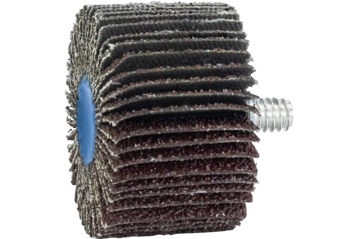 Picture of Pferd Quick Change Flap Wheel, 1-1/2" X 1, 40 Grit, 1/4-20 Thread, Aluminum Oxide
